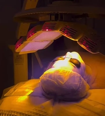 Metal Laser Protective Eye Cover in Facial Laser Beauty Treatment