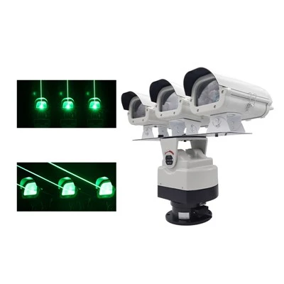 520nm trippel-hode utendørs laser landemerkelys|12W/18W